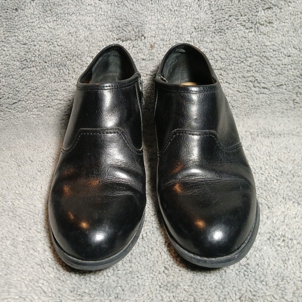 Michelle D Booties Boots Size 8 Black Leather